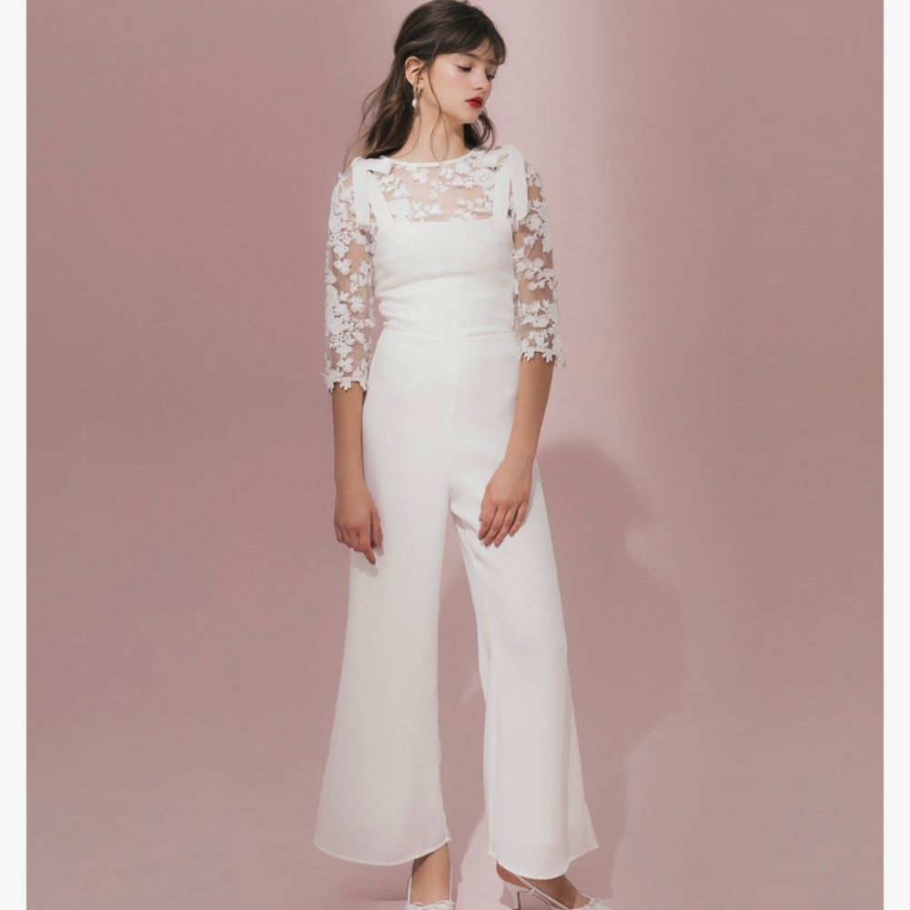 White jumpsuit